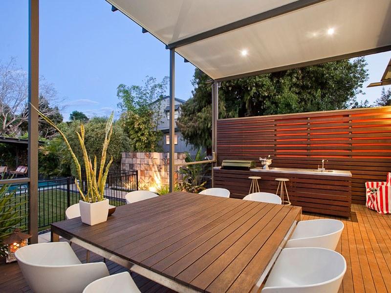 Outdoor living design with bbq area from a real Australian ...
