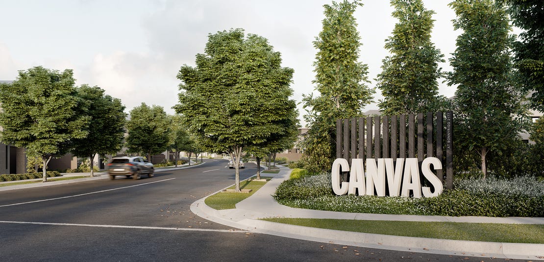 Canvas at Bonnyrigg Land Estate at Newleaf Parade
