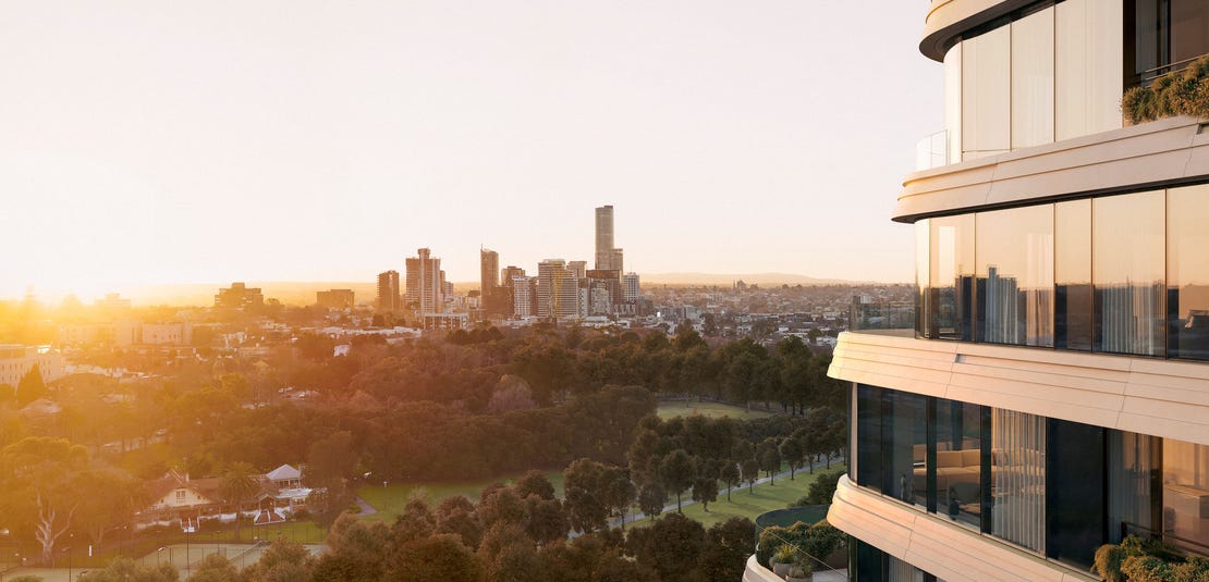 Four Three Seven by Cbus Property New Apartments at 437 St Kilda Road ...