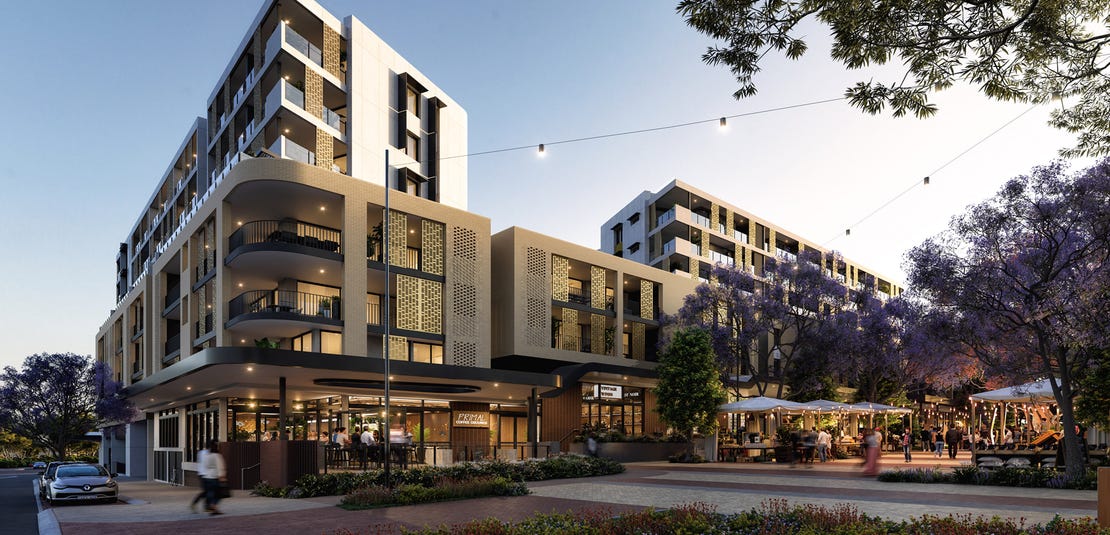 Shenton Quarter New Apartments at Corner of Selby Street and Seymour