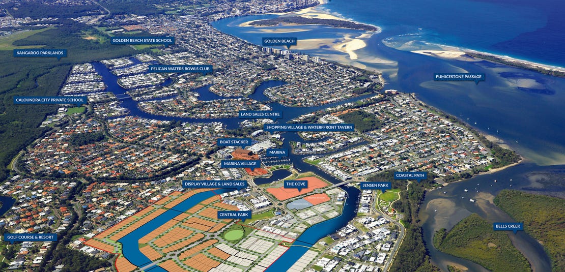 Pelican Waters Land Estate at CLICK TO VIEW PROPERTY FOR SALE