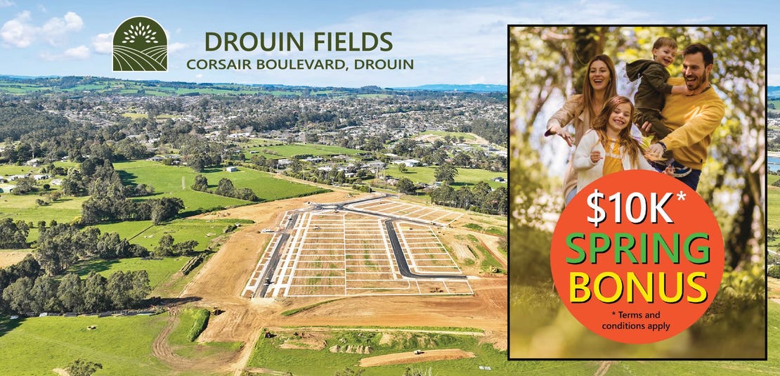 Drouin Fields Land Estate at 70 Gardner and Holman Road