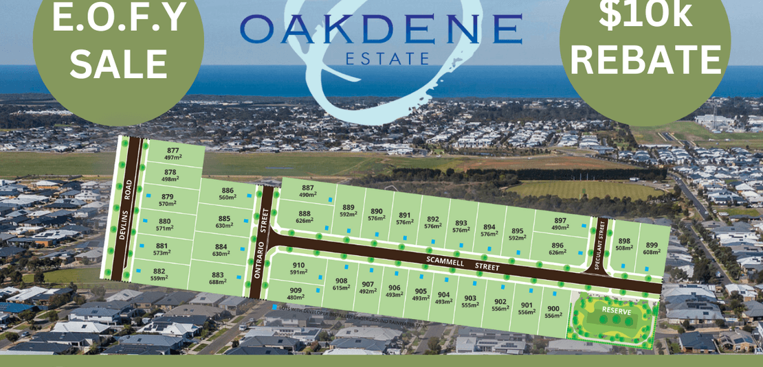 Oakdene Estate Land Estate at Ocean Grove
