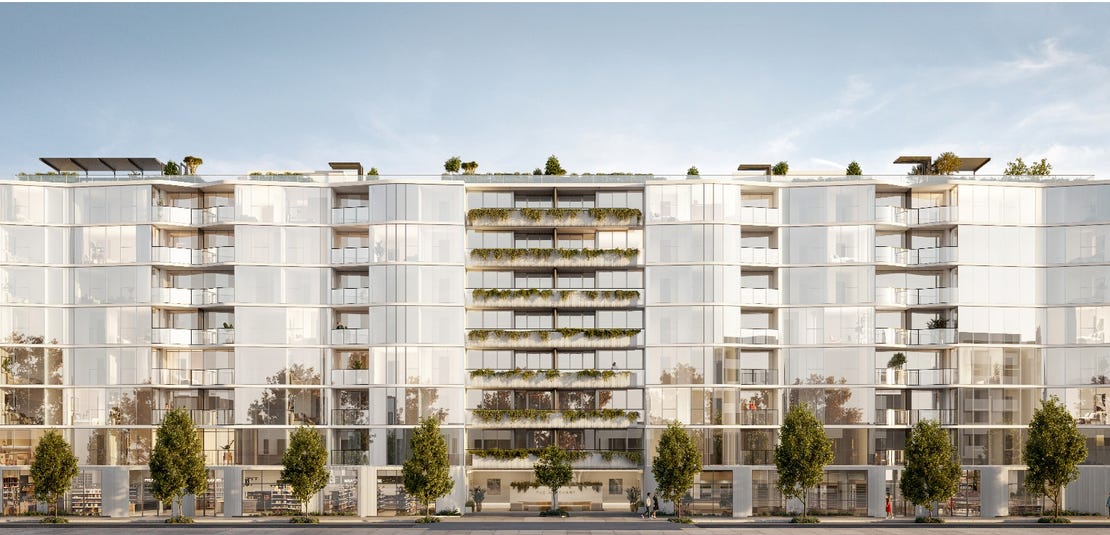 Waterline Place New Apartments at Corner Ann Street and Waterline Place