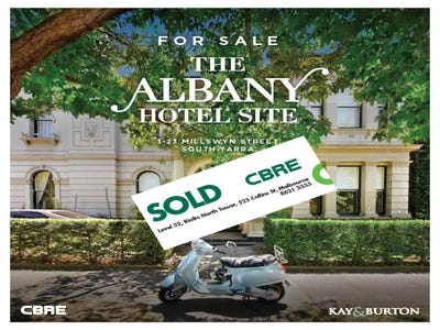 The Albany Hotel Site, 1-23 Millswyn Street, South Yarra, VIC