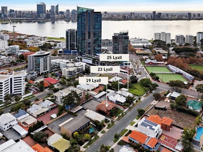 19, 23 & 25 Lyall Street, South Perth, WA