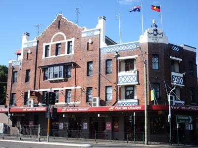The Captain Cook Hotel, 162 Flinders Street, Paddington, NSW