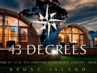 43 Degrees Bruny Island, 1 1 Lumeah Rd, Adventure Bay, TAS