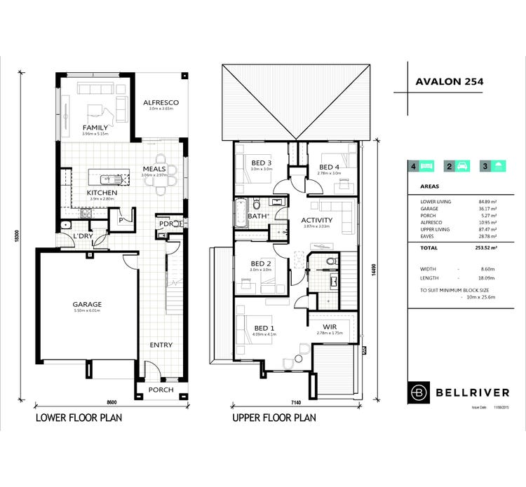 Avalon Home Design & House Plan by Bellriver Homes Pty Ltd