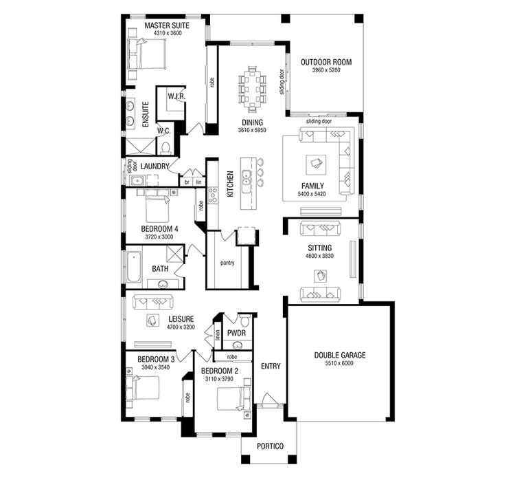Chelsea Home Design & House Plan by Metricon Homes