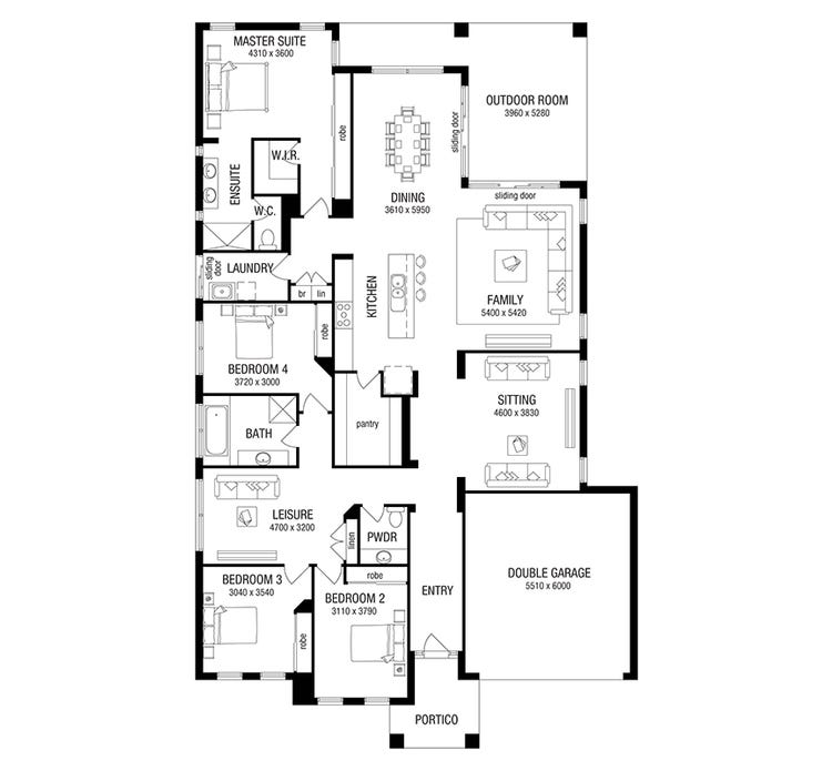 Metricon Display Homes Floor Plans - House Storey