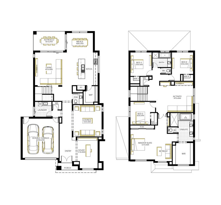 Affinity Sorrento Grand Home Design House Plan By Carlisle Homes