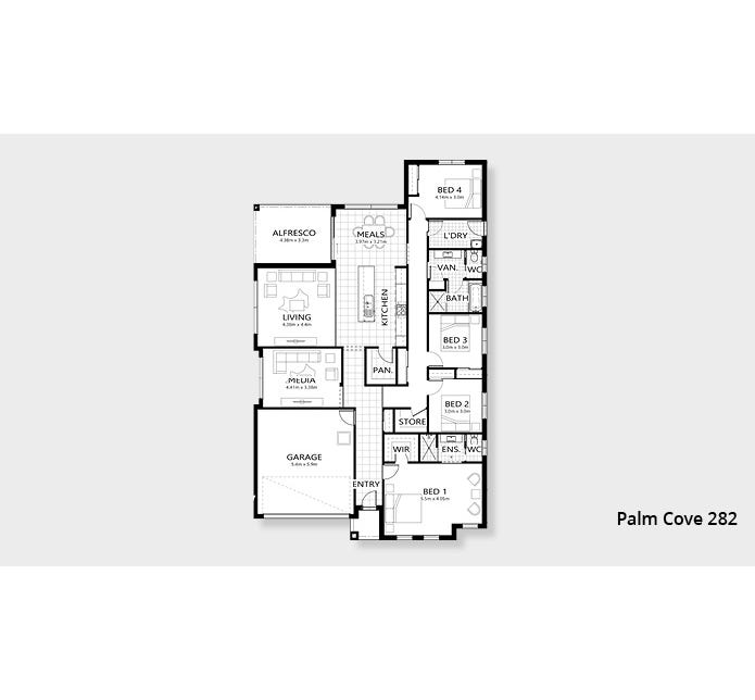 Palm Cove Home Design & House Plan by Bellriver Homes