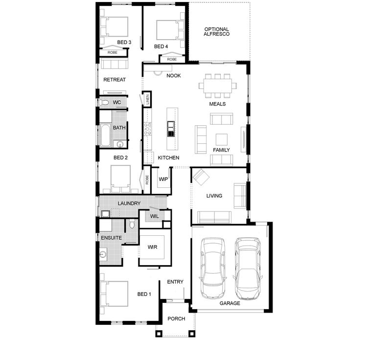 Quest Home Design & House Plan by JG King Homes