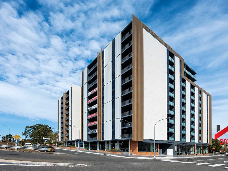 Elegant brand new two-bedroom apartments for sale in top of Lidcombe station. 