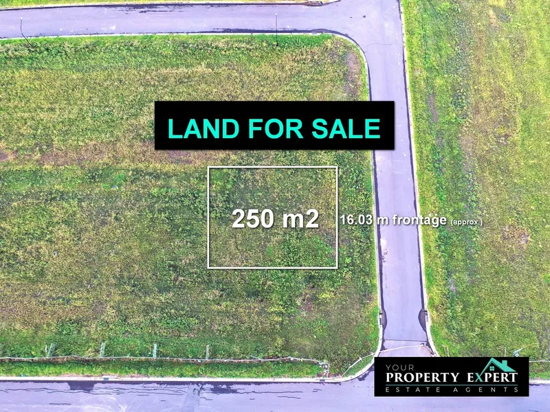 East Facing Block With Wide Frontage ideal for a Double garage