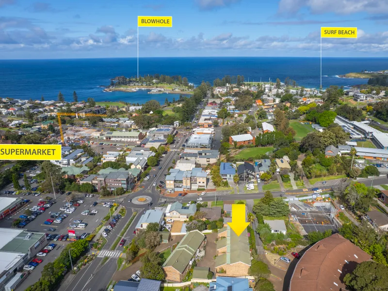 Overlooking Kiama township