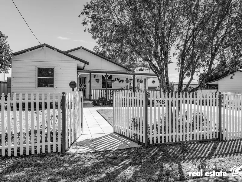 Charming character filled home with potential plus