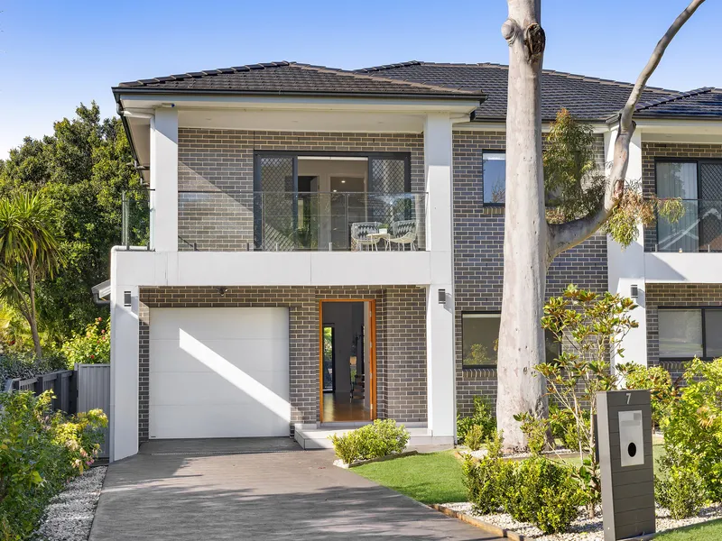 Stunning near new duplex of impressive proportions