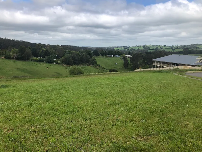 Fully titled land with views of rolling hills…………