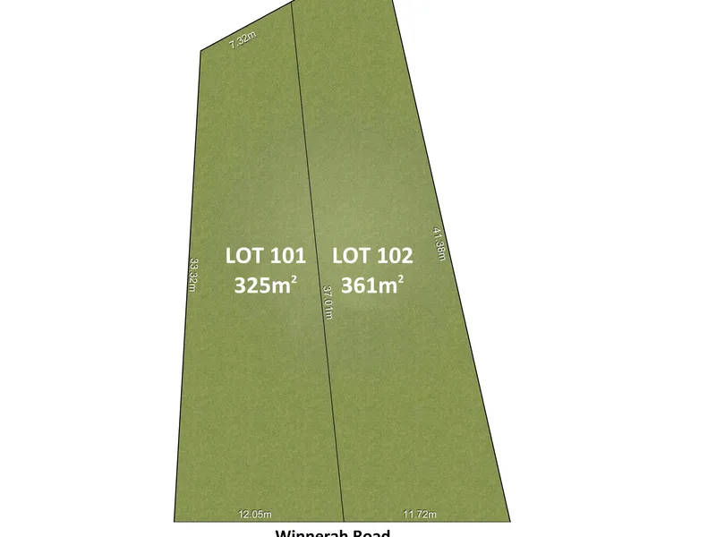 Large block with a wide frontage!