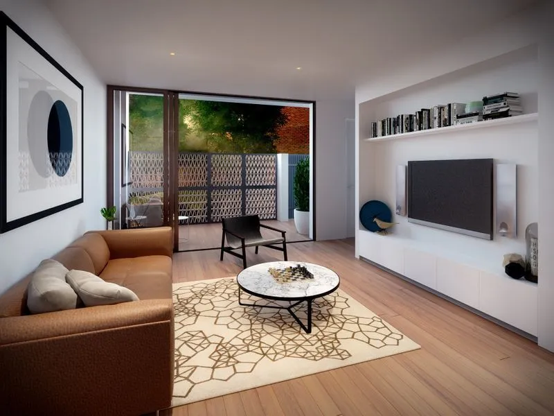 Two bedroom apartment with Double Lock up garage in convenient hub 