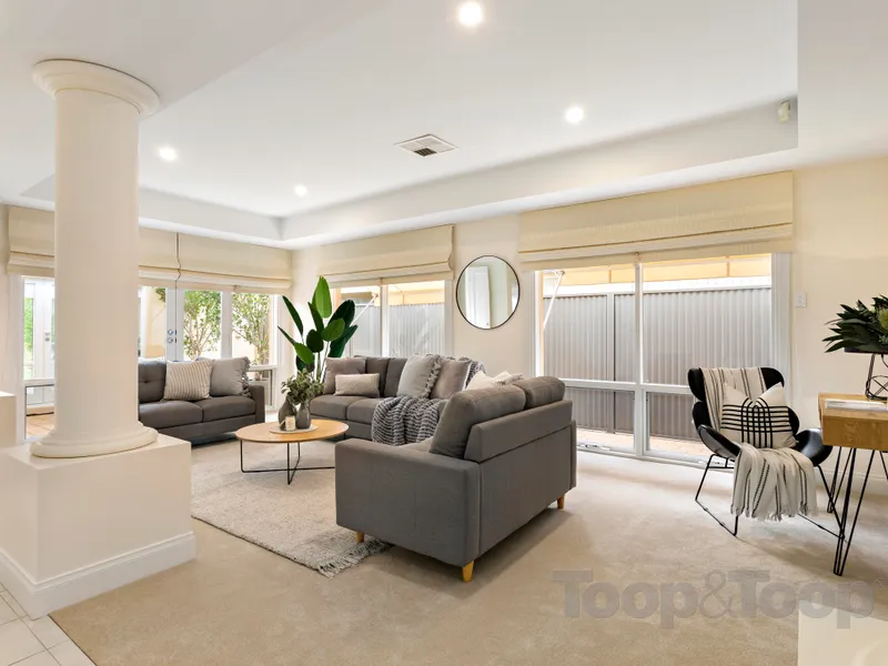 Spacious and gracious easy living