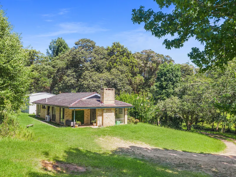 Private brick home offering quiet family lifestyle