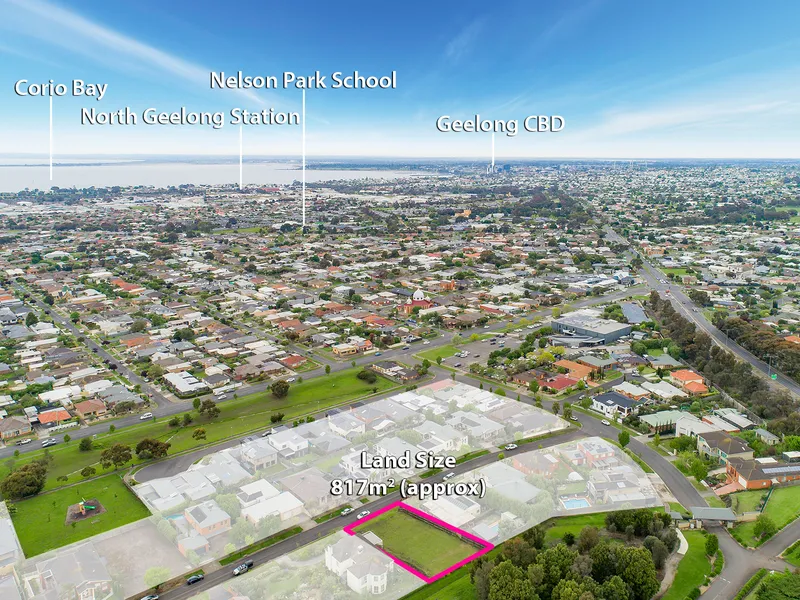 Expansive elevated views over Geelong and Corio Bay