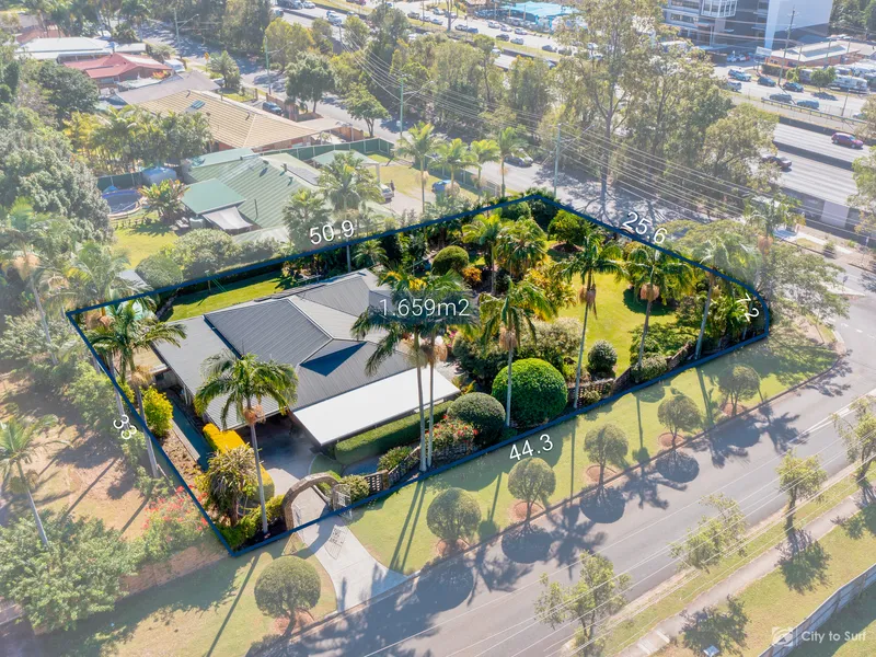 A modest, brick and tile construction home that has plenty of room for a growing family.