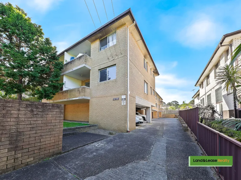 CENTRAL HANDY LOCATION. Close to Wiley Park Train Station. Lockup Garage.