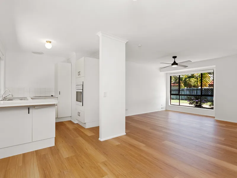 Easy care single level three bedroom duplex