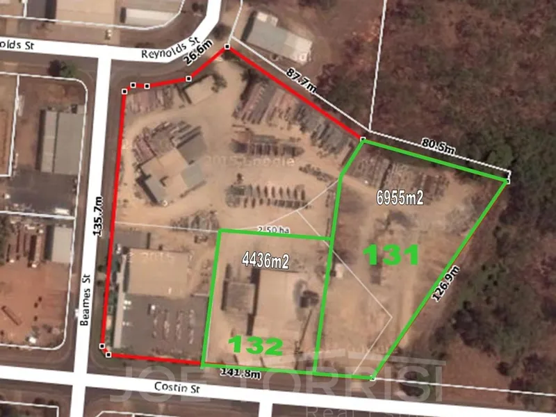 MASSIVE PRICE DROP!  INDUSTRIAL LAND PARCEL