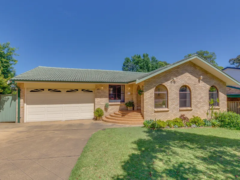 Family home with golf course views