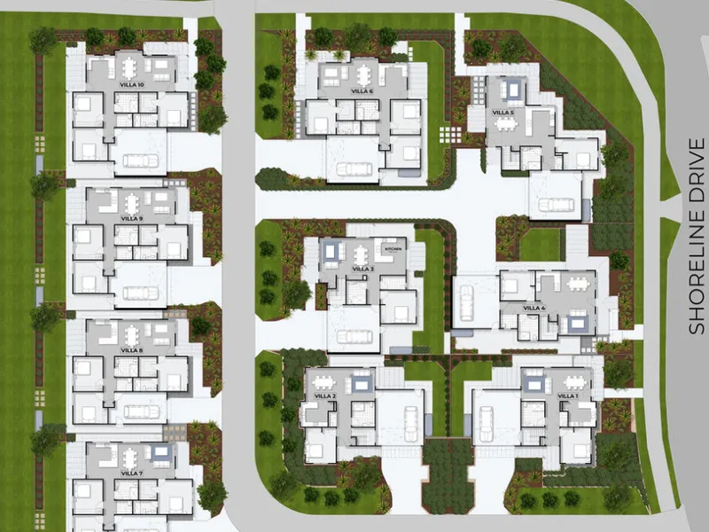 A beautiful collection of 10 architecturally designed homes