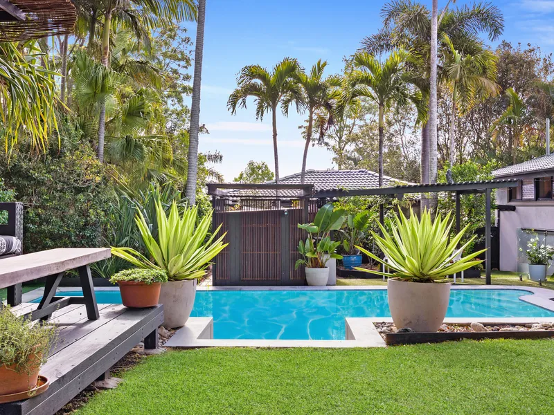Holiday at home in your own subtropical oasis