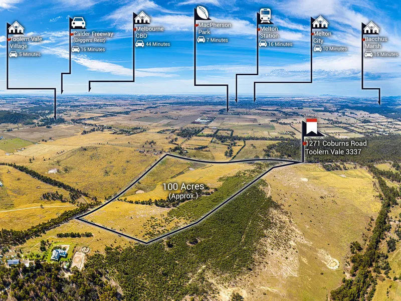 INVEST IN THE FUTURE WITH 100 ACRES (APPROX) IN GROWTH CORRIDOR 