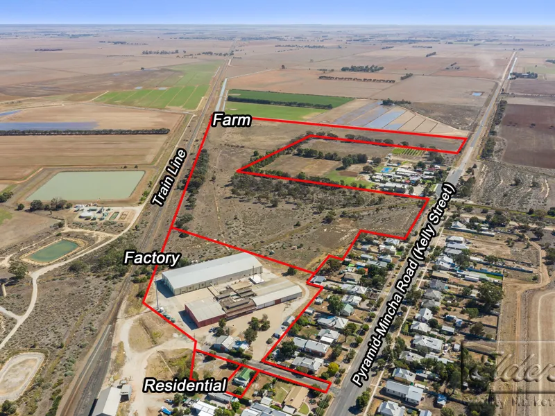 Huge Factory Complex, Farm, Water Rights and Residential Land