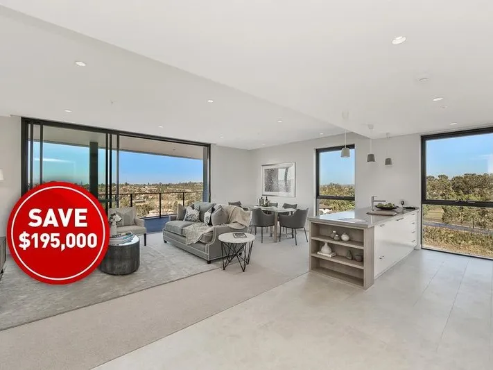 Two bedroom living with easterly aspect