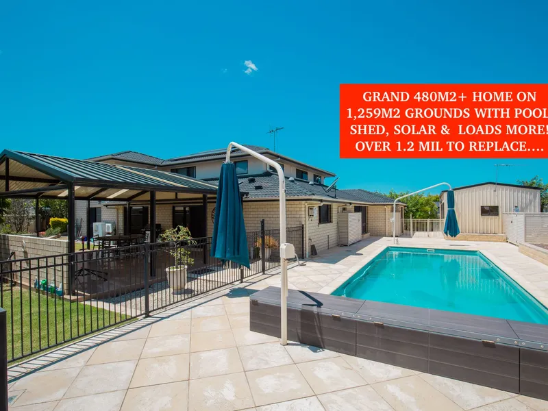 PRIVATE ESTATE -$1.2 MIL TO REPLACE! THE ULTIMATE FAMILY PACKAGE AWAITS....