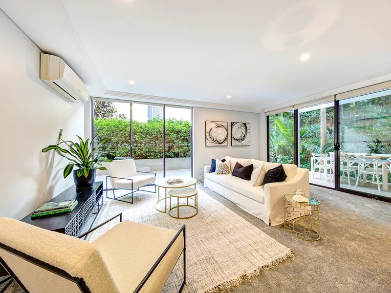 Substantial and Sophisticated Garden Apartment