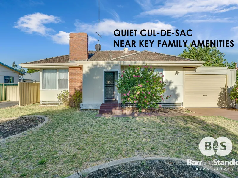 QUIET CUL-DE-SAC NEAR KEY FAMILY AMENITIES