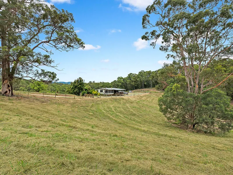 Private 15 acre property surrounded by picturesque bushland.
