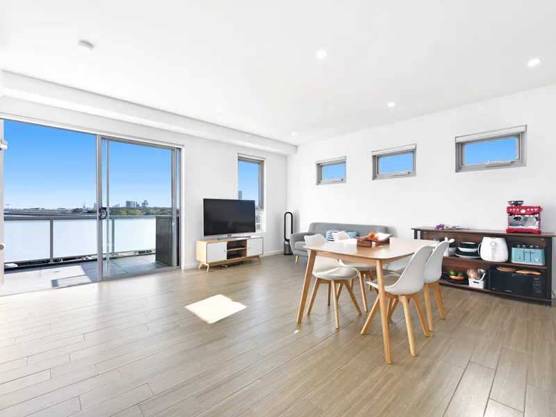 Modern top-floor apartment captures Sydney Olympic Park views