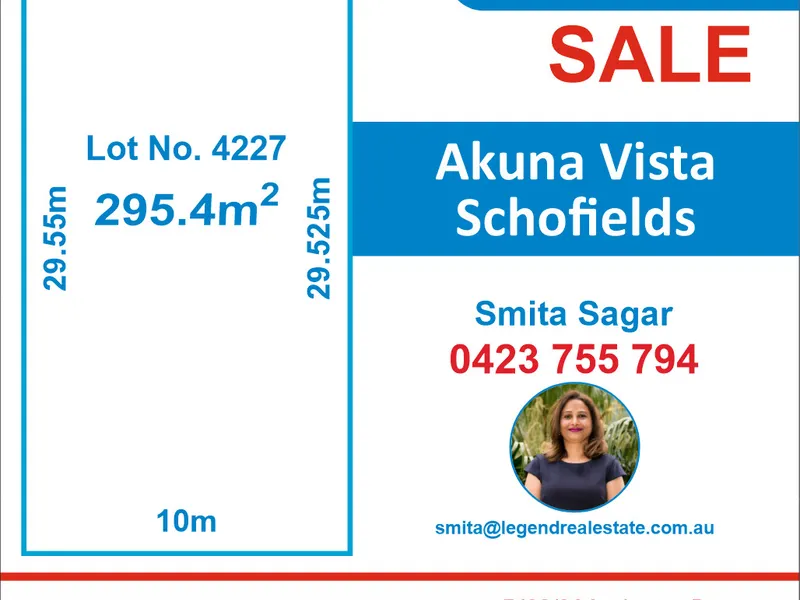 Rare Lot in Akuna Vista