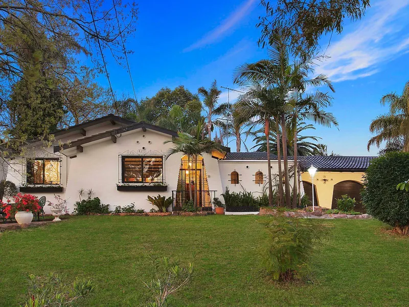 Charming home set on the high side of the street