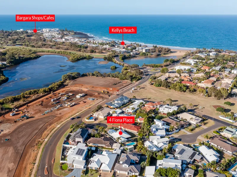 600m TO THE SAND OF KELLYS BEACH BARGARA