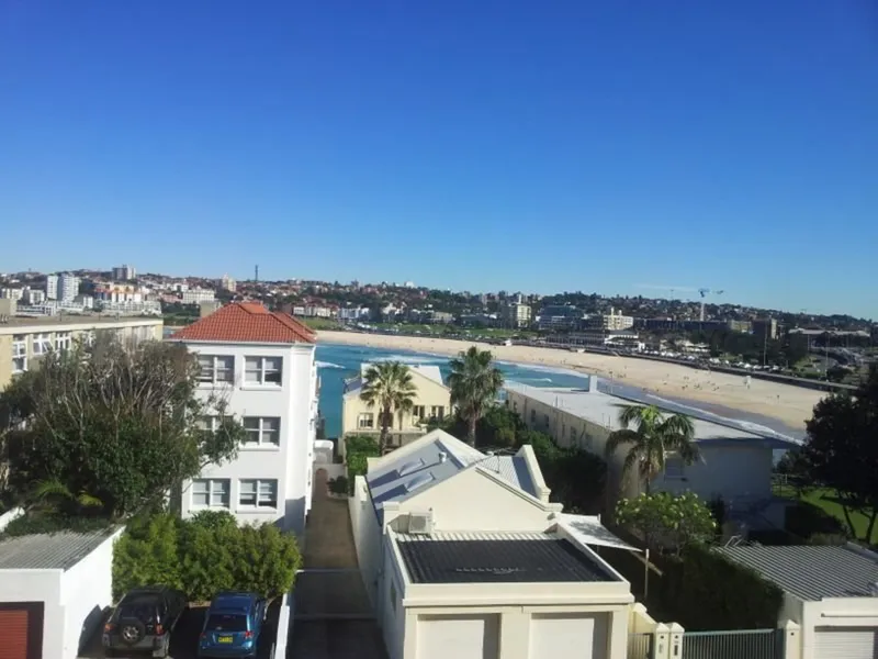 Breathtaking Ocean Views only metres from Bondi Beach - modern split level one bedroom apartment