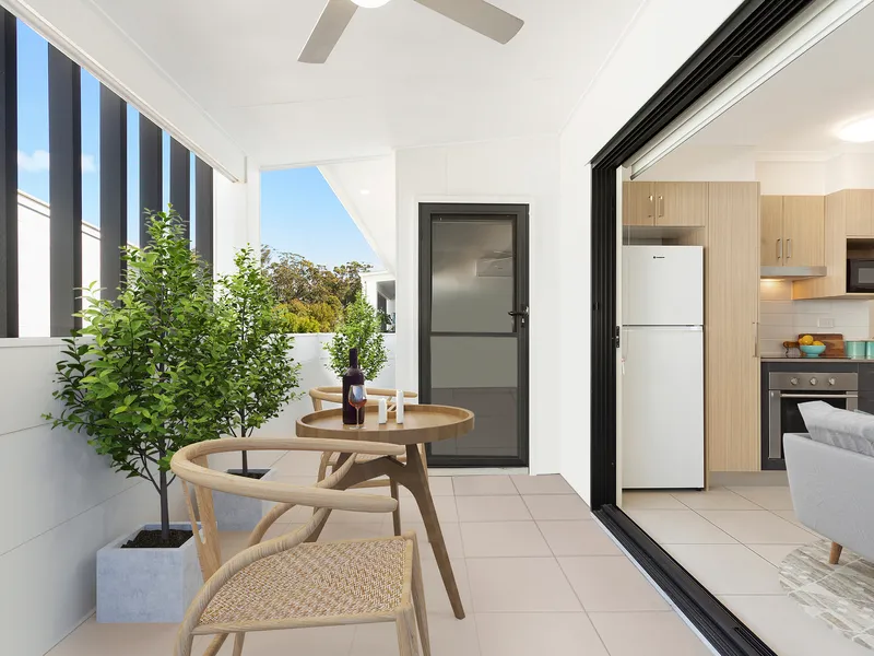 Nearly new, modern one bedroom townhouse in central suburb