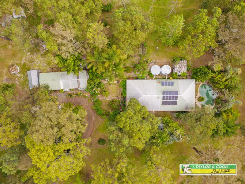 ACREAGE HIDEAWAY – Dual Living Enormous Potential